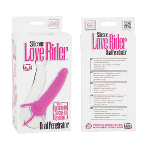 Love Riders Dual Penetrator Silicone Pink - iVenuss