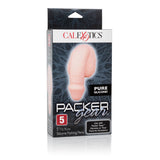 Packer Gear 5in Silicone Penis Ivory - iVenuss