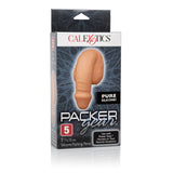 Packer Gear 5in Silicone Penis Tan - iVenuss