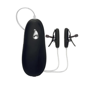 Nipple Play Nipple Teasers Vibrating & Heated Black - iVenuss