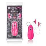 Nipple Play Nipple Teasers Vibrating Heated Pink - iVenuss