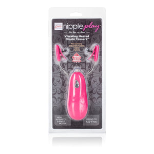 Nipple Play Nipple Teasers Vibrating Heated Pink - iVenuss