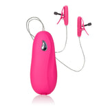 Nipple Play Nipple Teasers Vibrating Heated Pink - iVenuss