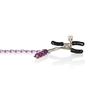 Nipple Play Clamps Purple Chain - iVenuss