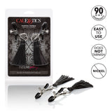 Nipple Play Playful Tassels Nipple Clamps Black - iVenuss