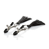 Nipple Play Playful Tassels Nipple Clamps Black - iVenuss