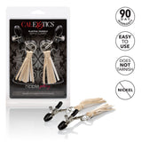 Nipple Play Playful Tassels Nipple Clamps Gold - iVenuss