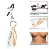 Nipple Play Playful Tassels Nipple Clamps Gold - iVenuss