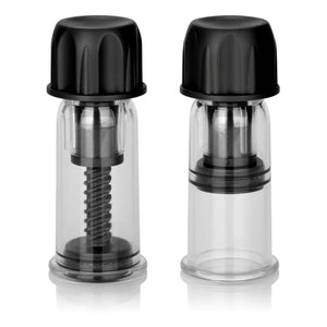 Nipple Play Vacuum Twist Suckers Black - iVenuss