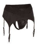 Boundless Thong W- Garter L-xl Harness Black
