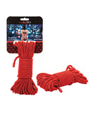 Scandal Bdsm Rope 10m Red - iVenuss