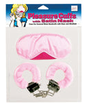 Pleasure Cuffs W-satin Mask - iVenuss