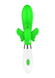 Alexios Ultra Soft Silicone 10 Speeds Green