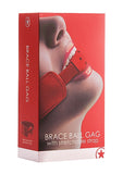 Brace Ball Gag Red
