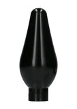 Interchangeable Butt Plug Set Pointed Large Black