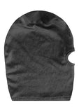 Velvet & Velcro Mask W- Mouth Opening Black