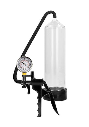 Pumped Elite Beginner Pump W- Psi Gauge Transparent