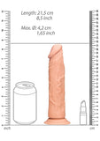 Realrock 8in Dong Flesh W-o Testicles