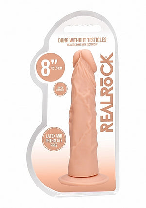 Realrock 8in Dong Flesh W-o Testicles
