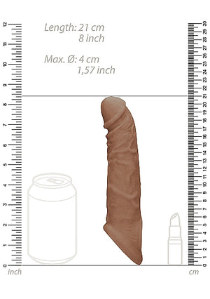Realrock Penis Sleeve 8in Tan