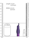 Royal Gems Sparkle Purple Rechargeable Silicone Bullet