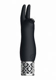 Royal Gems Elegance Black Rechargeable Silicone Bullet