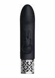 Royal Gems Dazzling Black Rechargeable Silicone Bullet