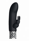 Royal Gems Dazzling Black Rechargeable Silicone Bullet