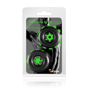 Thick Power Stretch Donuts 2 Pack Black - iVenuss