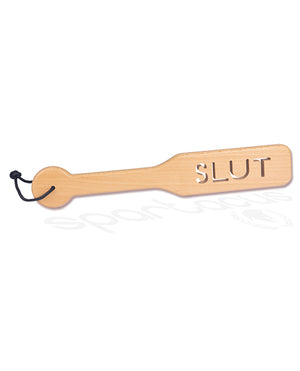 32cm Zelkova Wood Paddle W- Impression Slut