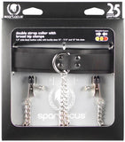 Collar W- Attached Nipple Clamps