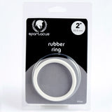 2in White Rubber Ring - iVenuss