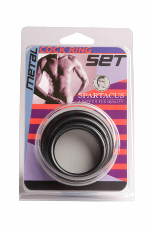 Black Steel C Ring Set - iVenuss