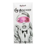 Sex & Mischief Satin Hot Pink Blindfold - iVenuss