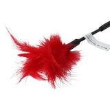 Sex & Mischief Feather Tickler 7in Red - iVenuss