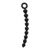 Sex & Mischief Silicone Anal Beads Black - iVenuss