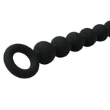 Sex & Mischief Silicone Anal Beads Black - iVenuss