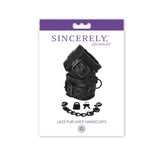 Sincerely Lace Fur Lined Hand Cuffs - iVenuss