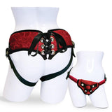 Red Lace Corsette Strap On - iVenuss