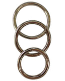 Seamless Metal O Ring 3 Pack 1.5- 1.75" - 2" " - iVenuss