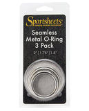 Seamless Metal O Ring 3 Pack 1.5- 1.75