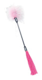 Sex & Mischief Whipper Tickler Pink & White - iVenuss