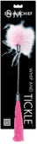 Sex & Mischief Whipper Tickler Pink & White - iVenuss