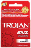 Trojan Enz Regular 3pk(non-lube) - iVenuss