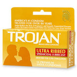 Trojan Stimulations Ultra Ribbed 12 Pack - iVenuss