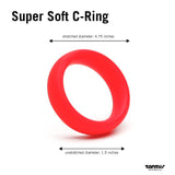 Super Soft C-ring Red
