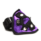 Velvet Vibrating Harness Purple(out Mid April)