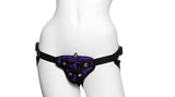Velvet Vibrating Harness Purple(out Mid April)