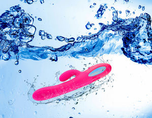 Viben Hypnotic Thrusting Rabbit W- Clit Stim Hot Pink