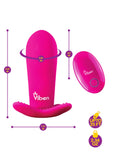 Viben Intrigue Panty Vibe W- Pleasure Nubs Hot Pink